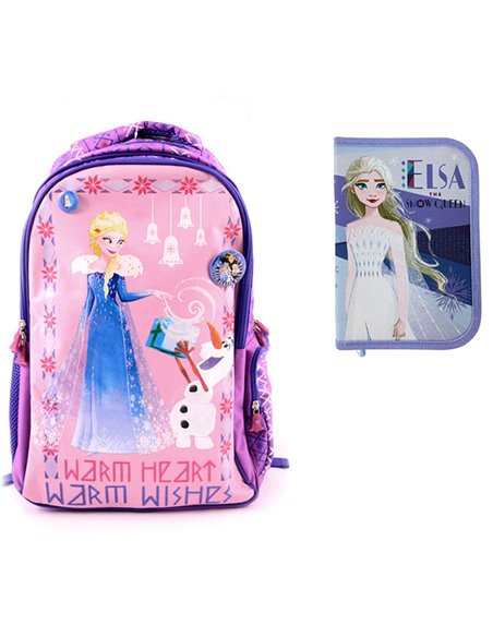 Set scoala Frozen 6 - Ghiozdan scoala clasele I-IV, Penar