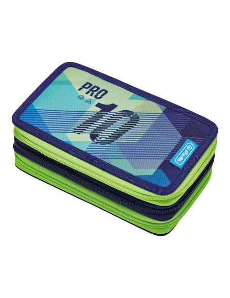 50038787,Penar echipat Herlitz 31 piese 3 fermoare, Motiv green goal