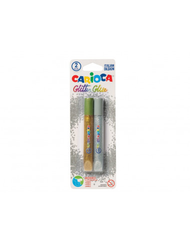 Lipici Carioca Glitter 2/blister,SKR194