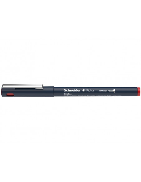 Fineliner Schneider Pictus 0,9 mm Roșu,LIN068