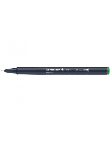 Fineliner Schneider Pictus 0,9 mm Verde,LIN068