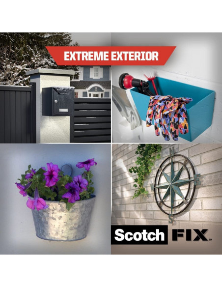 Bandă dublu adezivă montare exterior, 19 mm x 1,5 m