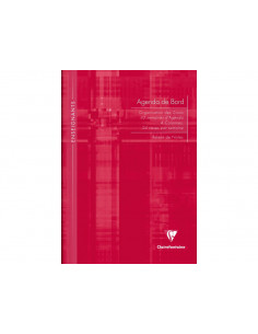 Agendă nedatată A4, 72 file, copertă tare, Clairefontaine,AGE358 2