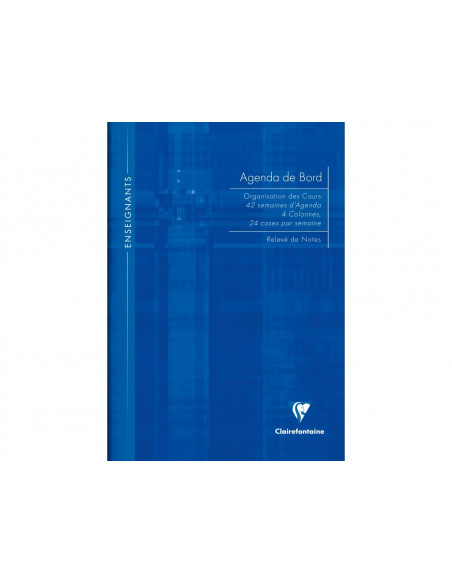 Agendă nedatată A4, 72 file, copertă tare, Clairefontaine,AGE358
