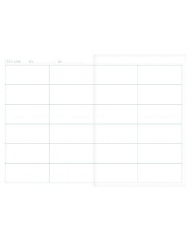 Agendă nedatată A4, 72 file, copertă tare, Clairefontaine,AGE358