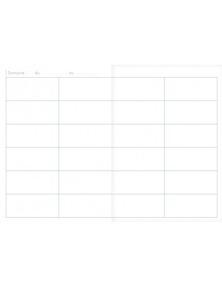 Agendă nedatată A4, 72 file, copertă tare, Clairefontaine,AGE358