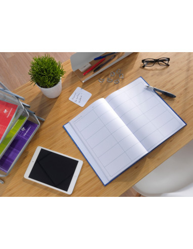 Agendă nedatată A4, 72 file, copertă tare, Clairefontaine,AGE358