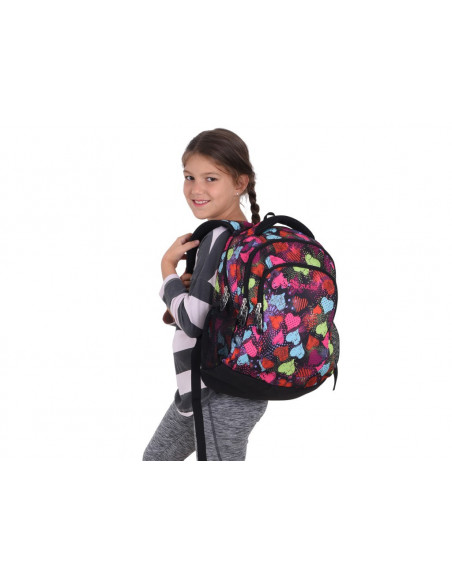 Rucsac Teens Black Hearts,SKG121