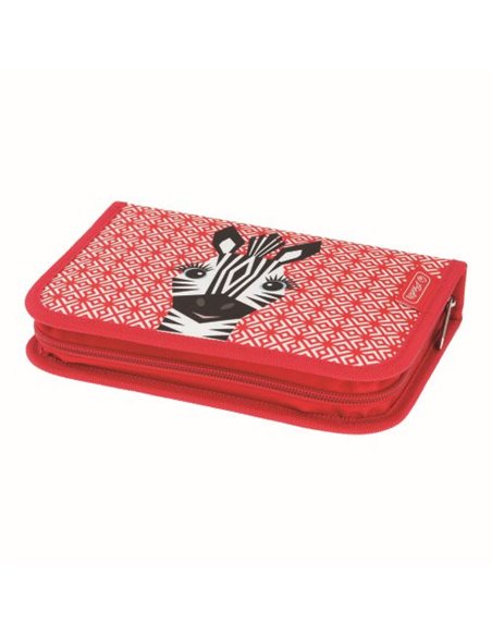 50038237,Penar echipat Herlitz 31 piese, doua clape, Motiv cute animals-Zebra