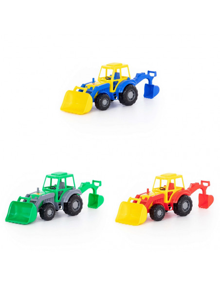 Tractor-excavator - Altay, 37x17x22 cm, Polesie,ROB-35394