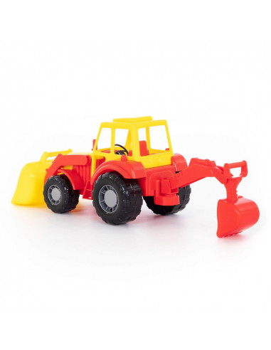 Tractor-excavator - Altay, 37x17x22 cm, Polesie,ROB-35394