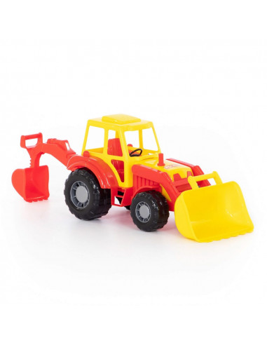 Tractor-excavator - Altay, 37x17x22 cm, Polesie,ROB-35394