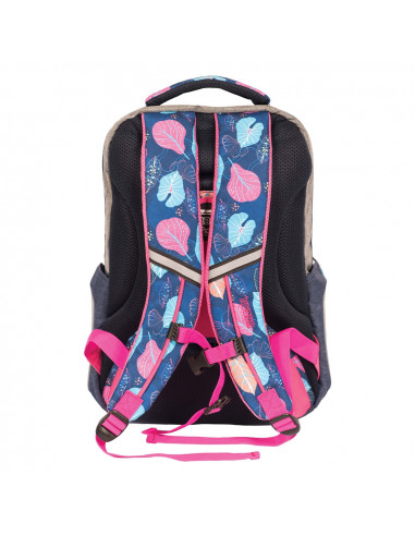 Ghiozdan anatomic compartiment laptop, URBAN FLOWERS, 46x31x16