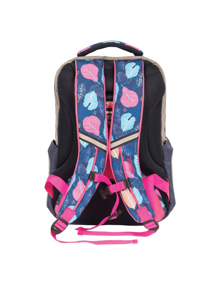 Ghiozdan anatomic compartiment laptop, URBAN FLOWERS, 46x31x16