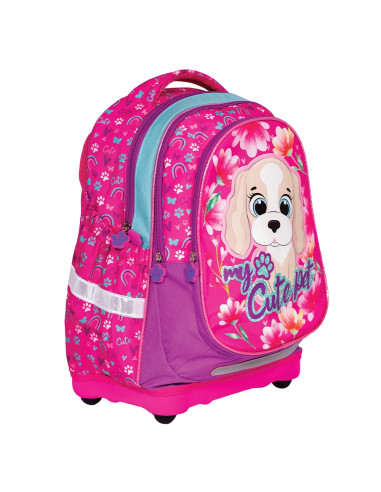 Ghiozdan anatomic MY CUTE PET, 38x39x19,5 cm - YOLLO,YL046
