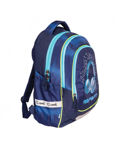 Ghiozdan anatomic-light compartiment laptop, REPEAT, 41x28x21