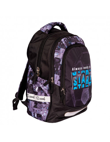 Ghiozdan anatomic-light compartiment laptop, START, 41x28x21 cm