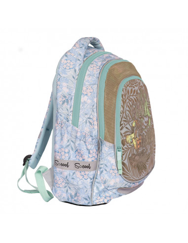 Ghiozdan anatomic-light compartiment laptop, WILD BEAUTY