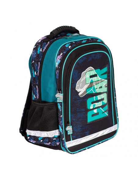 Ghiozdan ergonomic DINO, 38x29x13,5 cm - S-COOL,SC1520