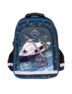Ghiozdan ergonomic SKY LINE, 38x29x13,5 cm - S-COOL,SC1522