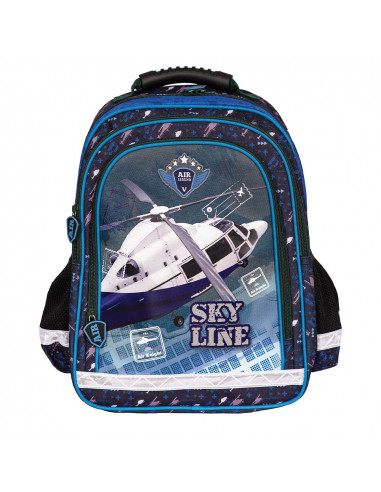 Ghiozdan ergonomic SKY LINE, 38x29x13,5 cm - S-COOL,SC1522