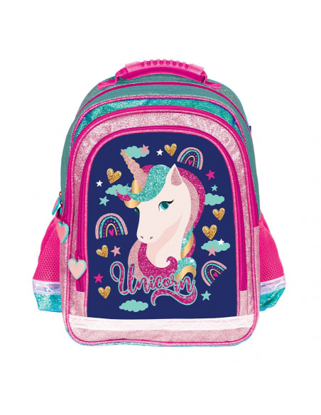 Ghiozdan ergonomic UNICORN, 38x29x13,5 cm - S-COOL,SC1517