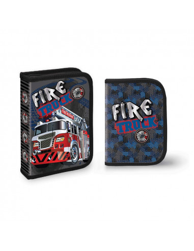 Penar echipat, 1 fermoar, 2 extensii, 32 piese, FIRE TRUCK -