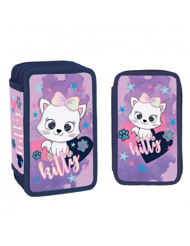Penar echipat, 3 fermoare, 39 piese, KITTY - S-COOL,SC1546