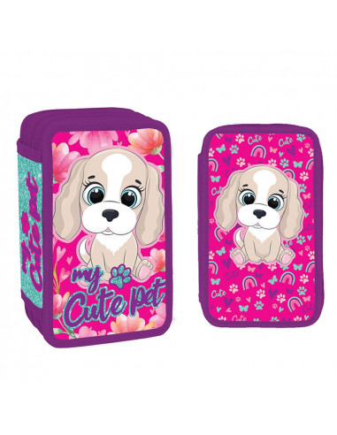 Penar echipat, 3 fermoare, 39 piese, MY CUTE PET - YOLLO,YL060