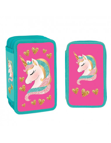 Penar echipat, 3 fermoare, 39 piese, UNICORN - S-COOL,SC1544