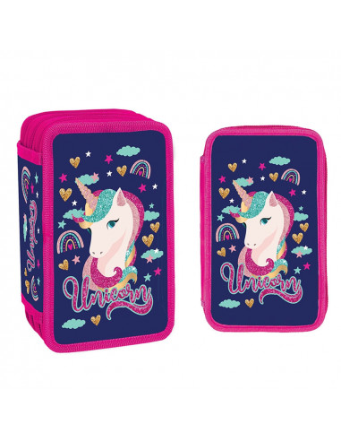 Penar echipat, 3 fermoare, 39 piese, UNICORN - S-COOL,SC1545