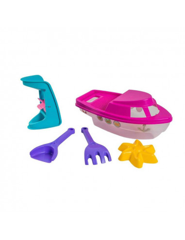Barcuta + Moara pentru nisip si accesorii, 35x17.5x13 cm -