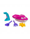 Barcuta + Moara pentru nisip si accesorii, 35x17.5x13 cm -