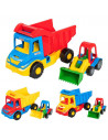 Camion + Utilaj constructie, 38x20x25 cm - Tigres,ROB-39219