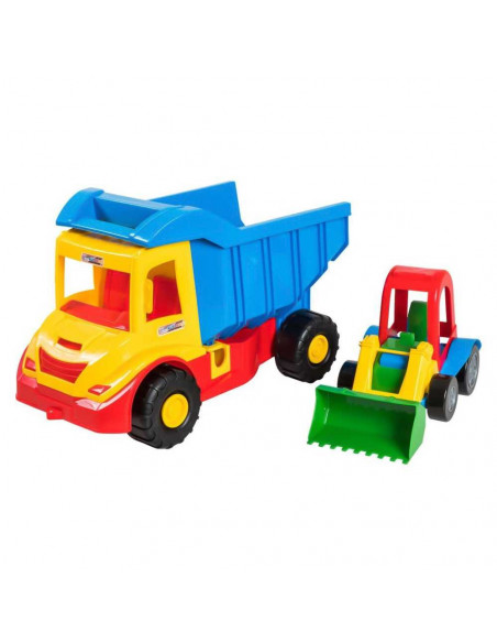 Camion + Utilaj constructie, 38x20x25 cm - Tigres,ROB-39219