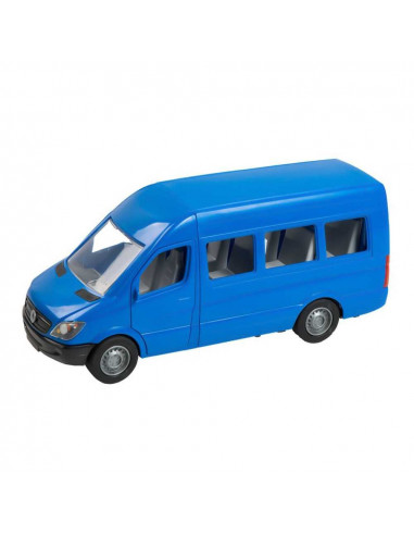 Masina Mercedes-Benz Sprinter, albastra, 25x6,4x11 cm -