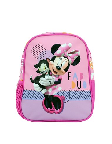 Set gradinita Minnie, Roz - Ghiozdan gradinita, Penar neechipat