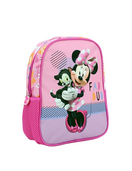 Set gradinita Minnie, Roz - Ghiozdan gradinita, Penar neechipat