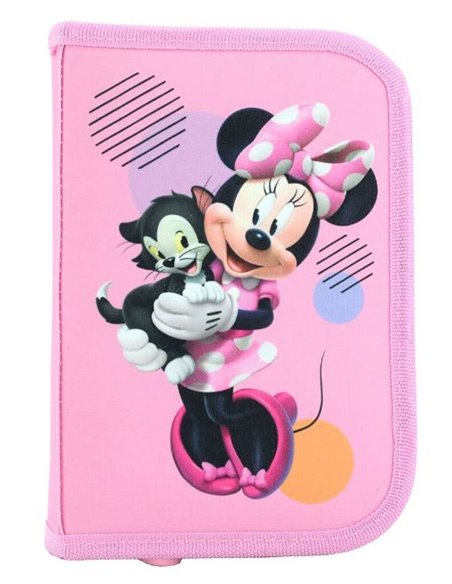 Set gradinita Minnie, Roz - Ghiozdan gradinita, Penar neechipat