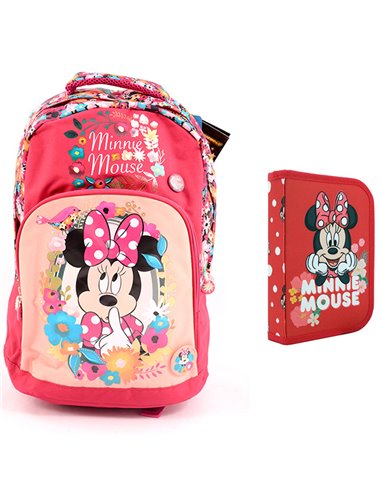 Set scoala Minnie 2 - Ghiozdan scoala clasele I-IV, Penar