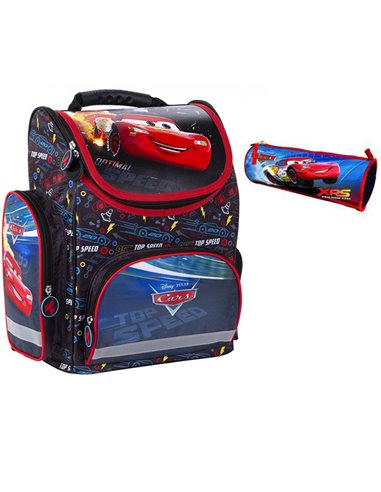 Set scoala Cars 48 - Ghiozdan scoala, Penar etui,SET-1189+4940