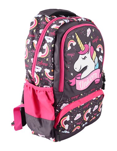 Set scoala Unicorn 2 - Ghiozdan scoala clasele I-IV si Penar