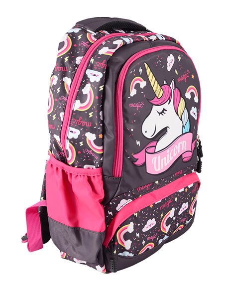 Set scoala Unicorn 2 - Ghiozdan scoala clasele I-IV si Penar
