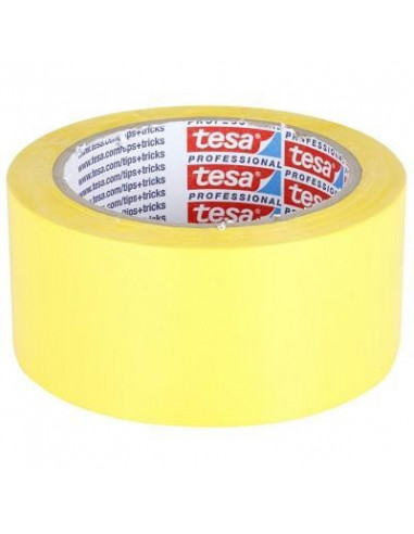 BANDA ADEZIVA MARCARE GALBEN/NEGRU 33M 50MM TESA,TS607687