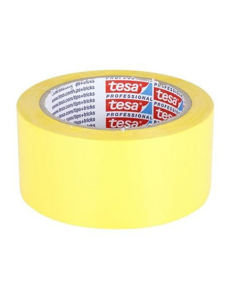 BANDA ADEZIVA MARCARE GALBEN/NEGRU 33M 50MM TESA,TS607687