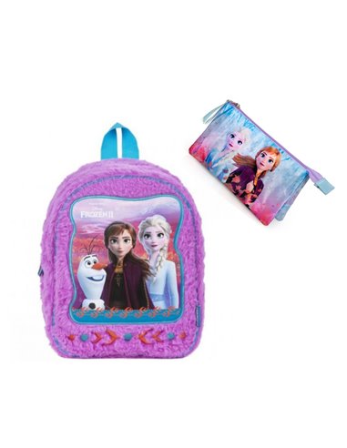 Set gradinita Frozen - Rucsac mic, penar etui,SET-1166+7785