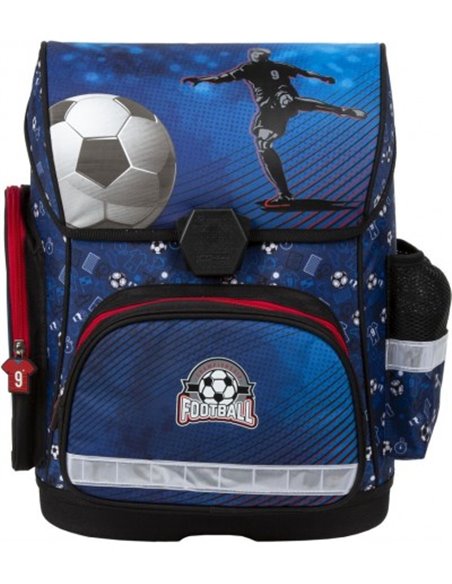 Set scoala Fotbal 4 - Ghiozdan scoala ergonomic, Penar echipat