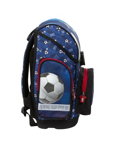 Set scoala Fotbal 4 - Ghiozdan scoala ergonomic, Penar echipat