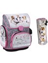 Set scoala Cleo & Frank - Ghiozdan scoala ergonomic si Penar