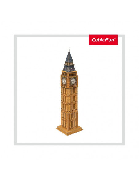 Cubic Fun - Puzzle 3D Big Ben (Nivel Mediu 44 Piese),CUC094h